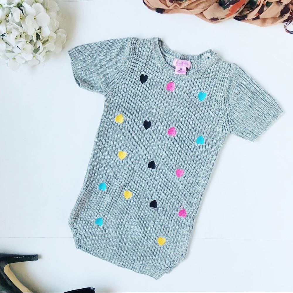 3/$20 Pink Angel Gray Sweater Dress